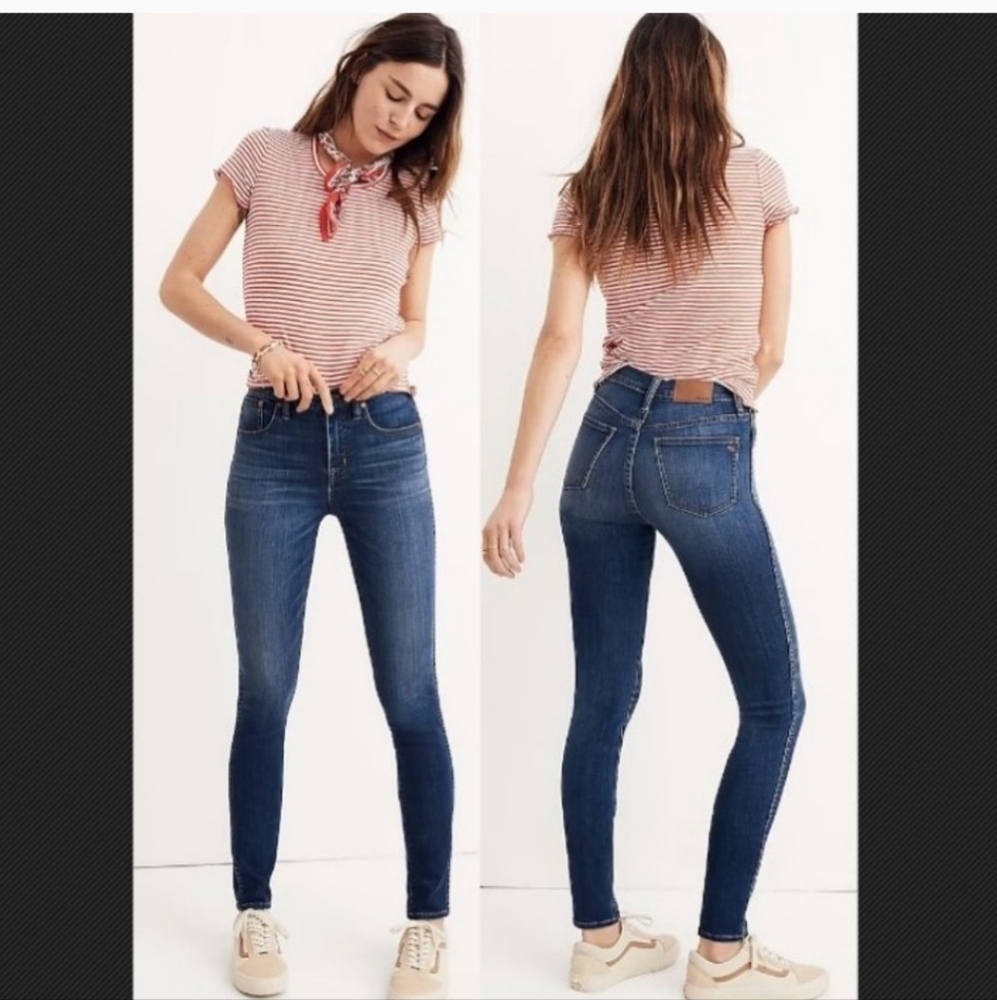 Madewell 10" High Rise Skinny Jeans Size 26